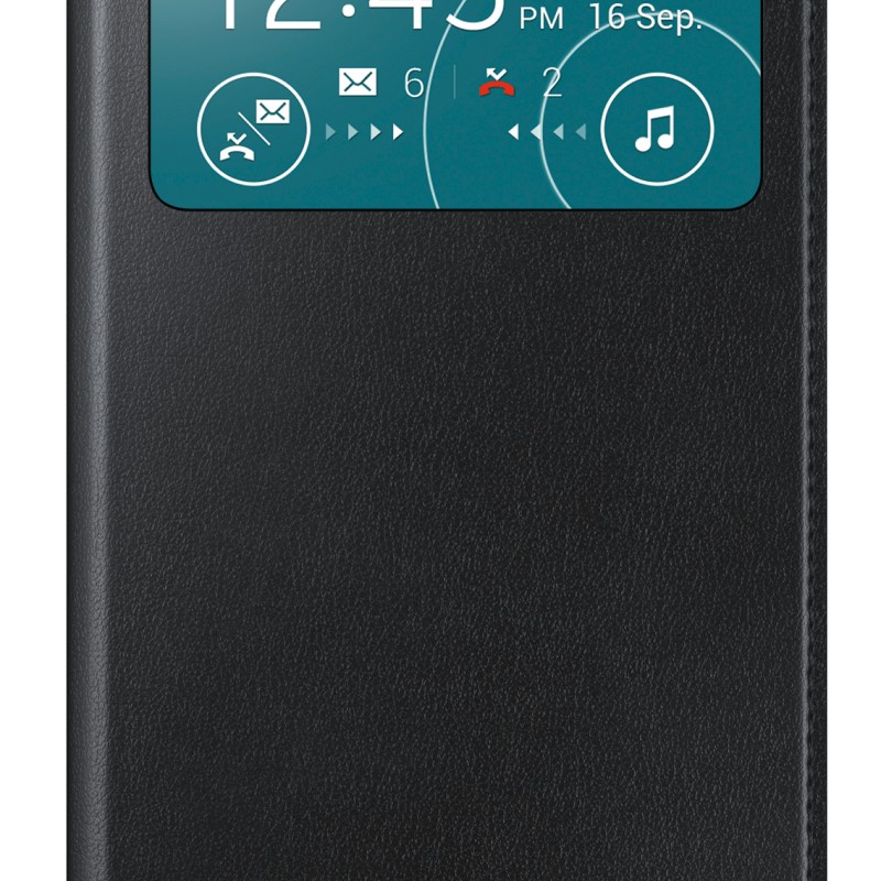 Samsung Grand 2 G7100 S-View Kılıf Mavi EF-CG710BLEGWW
