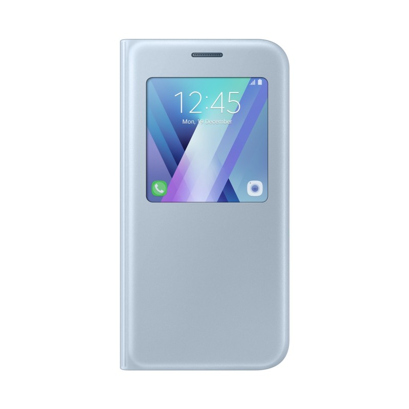 Samsung A5 2017 S-View Kılıf Mavi EF-CA520PLEGWW