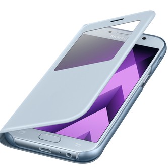 Samsung A5 2017 S-View Kılıf Mavi EF-CA520PLEGWW