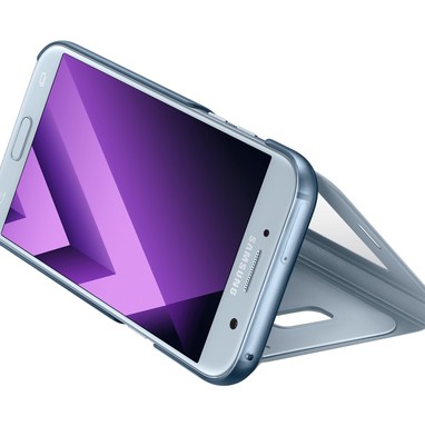 Samsung A5 2017 S-View Kılıf Mavi EF-CA520PLEGWW