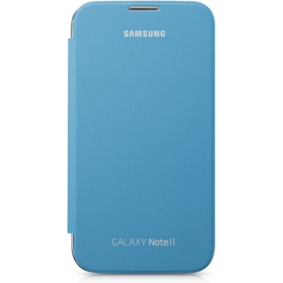 Samsung Note2 Flip Cover Kılıf Mavi EFC-1J9FBEGSTD