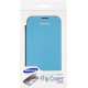 Samsung Note2 Flip Cover Kılıf Mavi EFC-1J9FBEGSTD