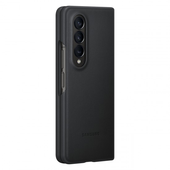 Samsung Z Fold 4 Deri Kılıf - Siyah EF-VF936LBEGWW