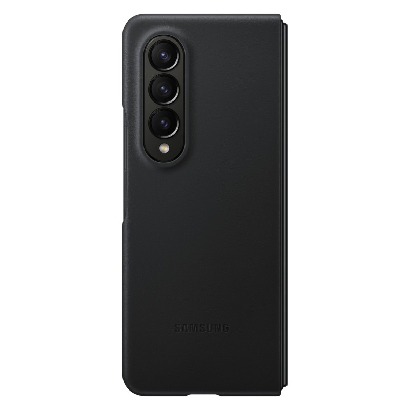 Samsung Z Fold 4 Deri Kılıf - Siyah EF-VF936LBEGWW