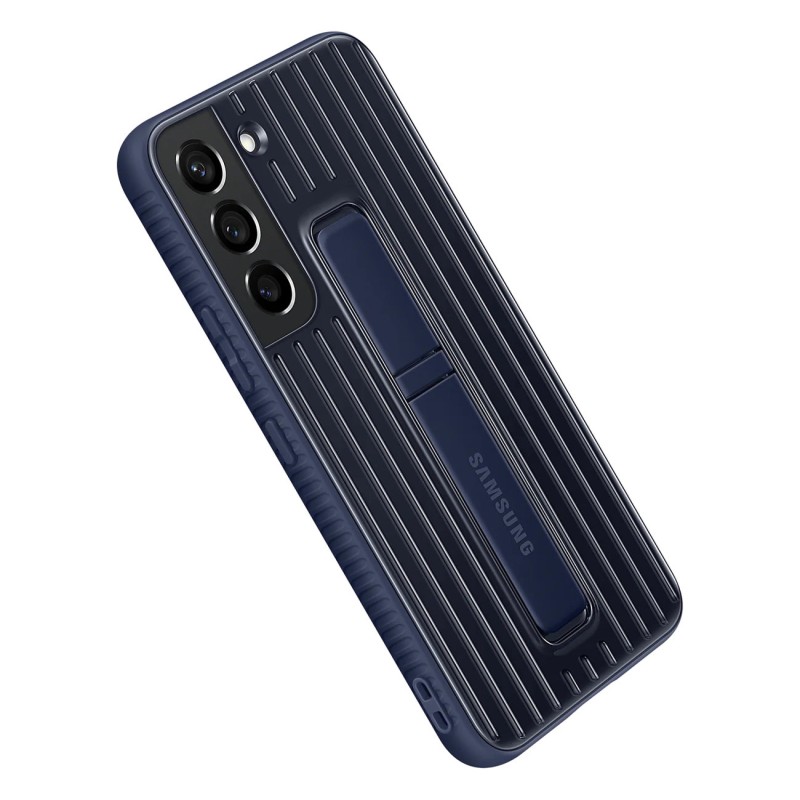 Samsung S22 Standlı Koruyucu Kılıf - Lacivert EF-RS901CNEGWW
