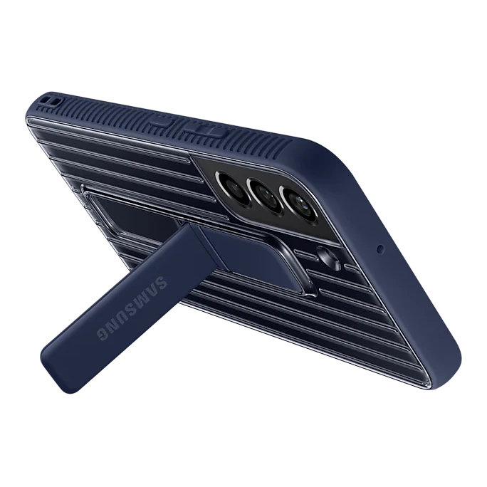 Samsung S22 Standlı Koruyucu Kılıf - Lacivert EF-RS901CNEGWW