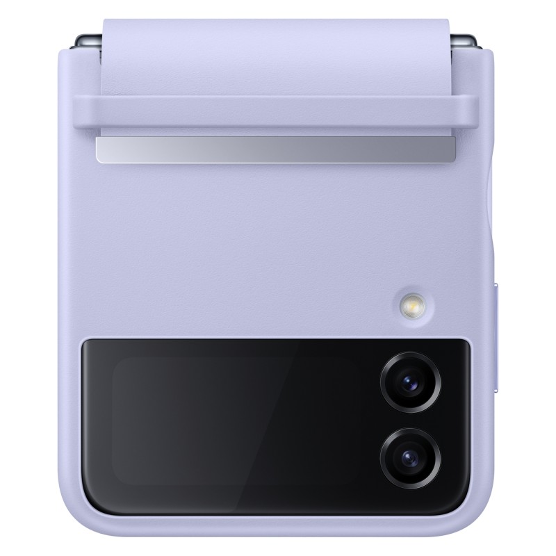 Samsung Z Flip 4 Deri Kılıf - Mor EF-VF721LLEGWW