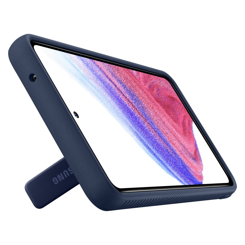 Samsung A53 Standlı Koruyucu Kılıf - Lacivert EF-RA536CNEGWW