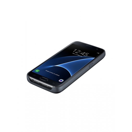 Samsung Galaxy S7 Kablosuz Şarjlı Kapak - Siyah EP-TG930BBEGWW