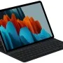 Samsung Galaxy Tab S8 X700 / Tab S7 T870 Türkçe Q Klavyeli Kılıf SİYAH