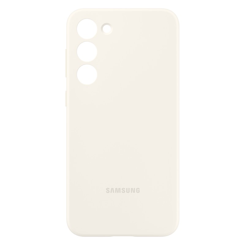 Samsung S23+ Plus Silikon Kılıf KREM - EF-PS916TUEGWW