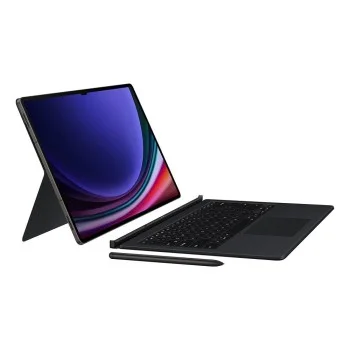 Samsung Galaxy Tab S9 Ultra Mousepadli Klavyeli Kapaklı Kılıf - Siyah EF-DX915BBEGTR