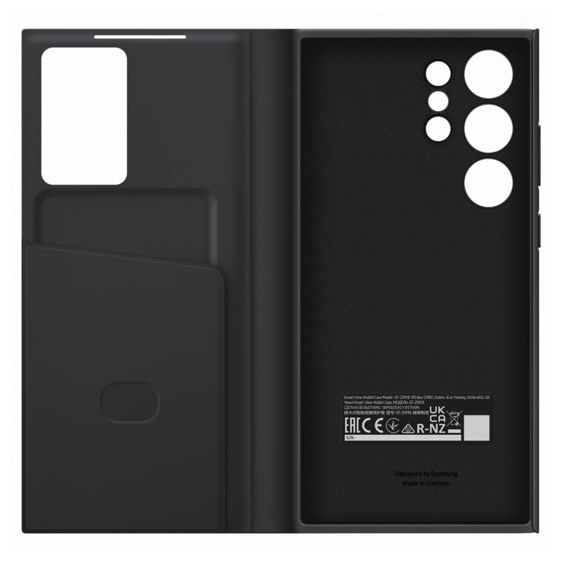 Samsung Galaxy S23 Ultra Akıllı Ekranlı Kılıf Siyah - EF-ZS918CBEGWW