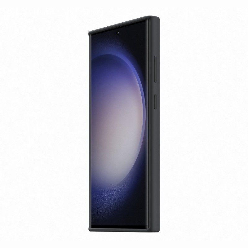Samsung Galaxy S23 Ultra Kayışlı Silikon Kılıf Siyah - EF-GS918TBEGWW