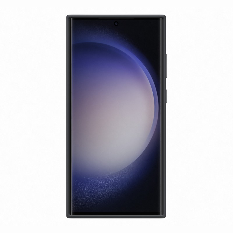 Samsung Galaxy S23 Ultra Kayışlı Silikon Kılıf Siyah - EF-GS918TBEGWW