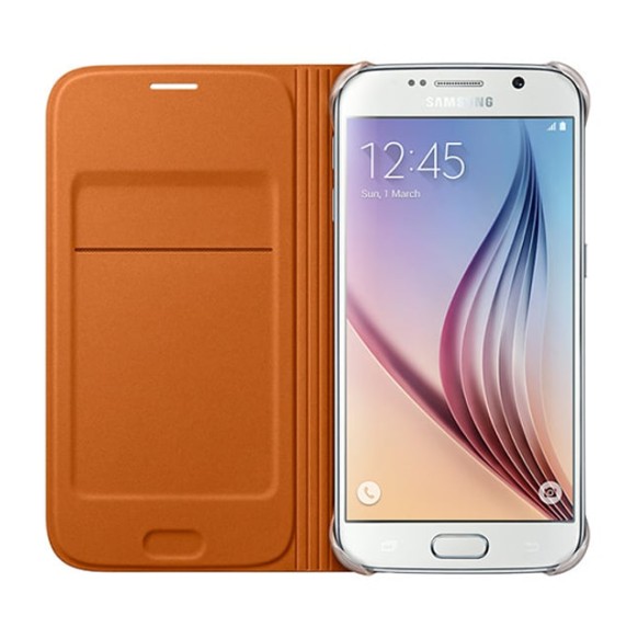 Samsung S6 Flip Wallet Cüzdan Kılıf Tekstil TURUNCU - EF-WG920BOEGWW Samsung S6 Flip Wallet Cüzdan Kılıf Tekstil TURUNCU - EF-WG920BOEGWW
