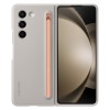 Samsung Z Fold5 İnce S PEN Kalemli Kılıf Bej-Kum - EF-OF94PCUEGWW