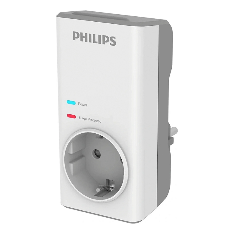 PHILIPS Akım Korumalı Priz TEKLİ 1140 Joule BEYAZ CHP7010W/10