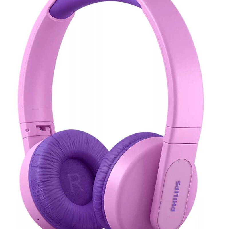 Philips TAK4206PK Kablosuz Kulak Üstü Çocuk Kulaklık Mikrofon 3.5 mm Oynatma Süre Kontrolü Pembe Philips TAK4206PK Kablosuz Kulak Üstü Çocuk Kulaklık Mikrofon 3.5 mm Oynatma Süre Kontrolü Pembe
