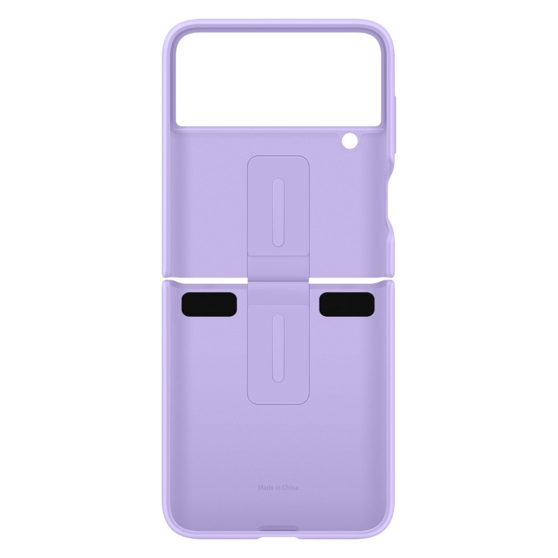 Samsung Z Flip 4 Yüzüklü Silikon Kılıf - Lavanta EF-PF721TVEGWW