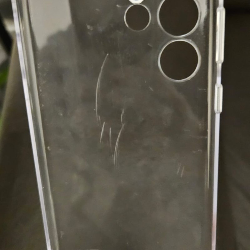 (DEFOLU) Samsung Galaxy S23 Ultra Şeffaf Kılıf Şeffaf - EF-QS918CTEGWW