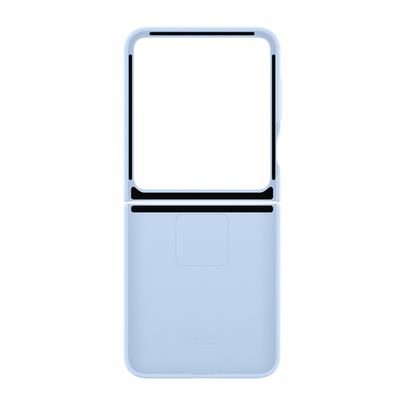 Samsung Galaxy Z Flip 6 Yüzüklü Silikon Kılıf - MAVİ EF-PF741TLEGWW