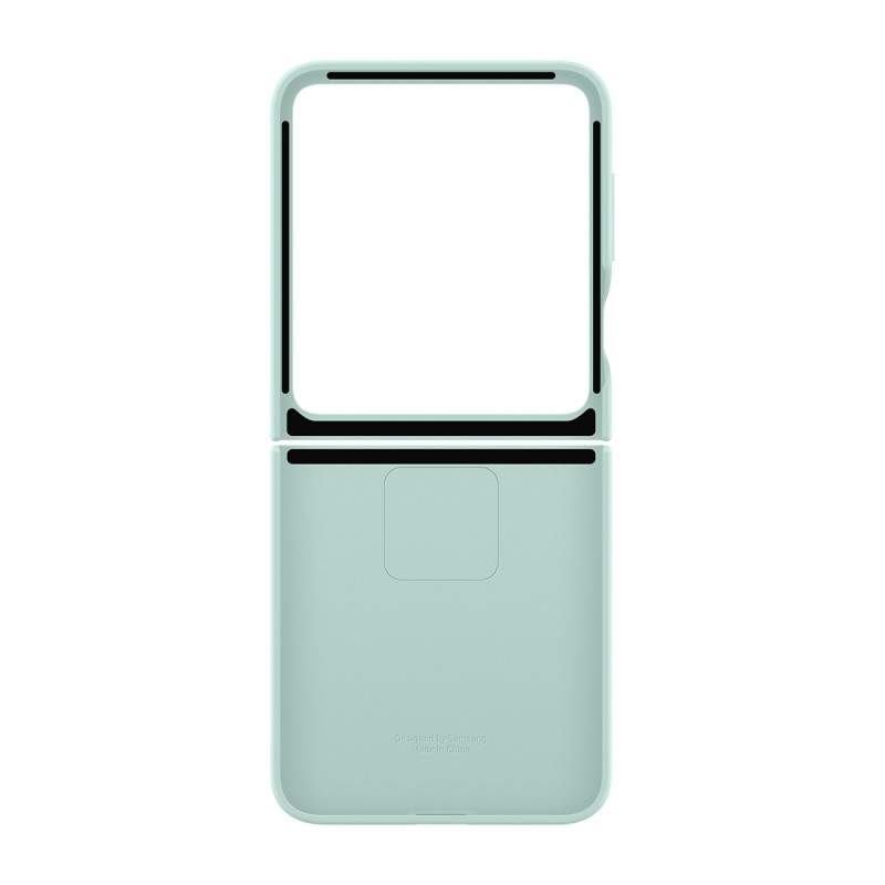 Samsung Galaxy Z Flip 6 Yüzüklü Silikon Kılıf - Yeşil Mint EF-PF741TMEGWW