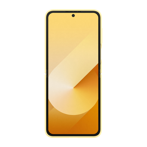 Samsung Galaxy Z Flip 6 Yüzüklü Silikon Kılıf - SARI EF-PF741TYEGWW