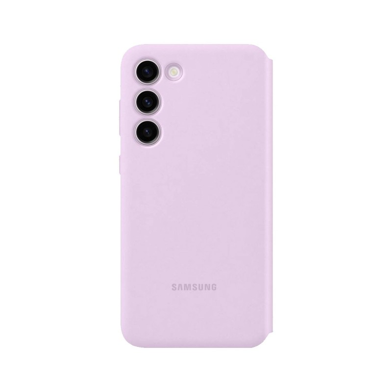 Samsung Galaxy S23+ Plus Smart View Akıllı Ekranlı Cüzdan Kılıf - Lila EF-ZS916CVEGWW Samsung Galaxy S23+ Plus Smart View Akıllı Ekranlı Cüzdan Kılıf - Lila EF-ZS916CVEGWW