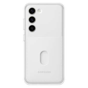 Samsung Galaxy S23 Çerçeve Kartlıklı Koruma Kılıfı BEYAZ - EF-MS911CWEGWW