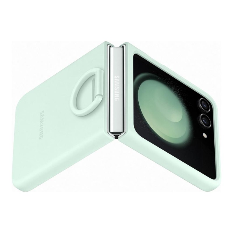 Samsung Galaxy Z Flip 5 Yüzüklü Silikon Kılıf - OKYANUS YEŞİLİ EF-PF731TMEGWW Samsung Galaxy Z Flip 5 Yüzüklü Silikon Kılıf - OKYANUS YEŞİLİ EF-PF731TMEGWW