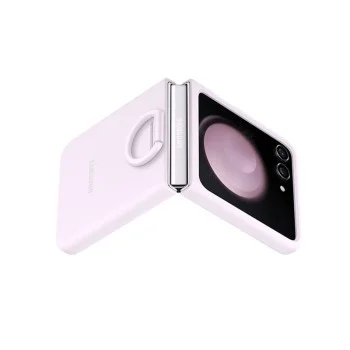 Samsung Galaxy Z Flip 5 Yüzüklü Silikon Kılıf - LAVANTA EF-PF731TVEGWW