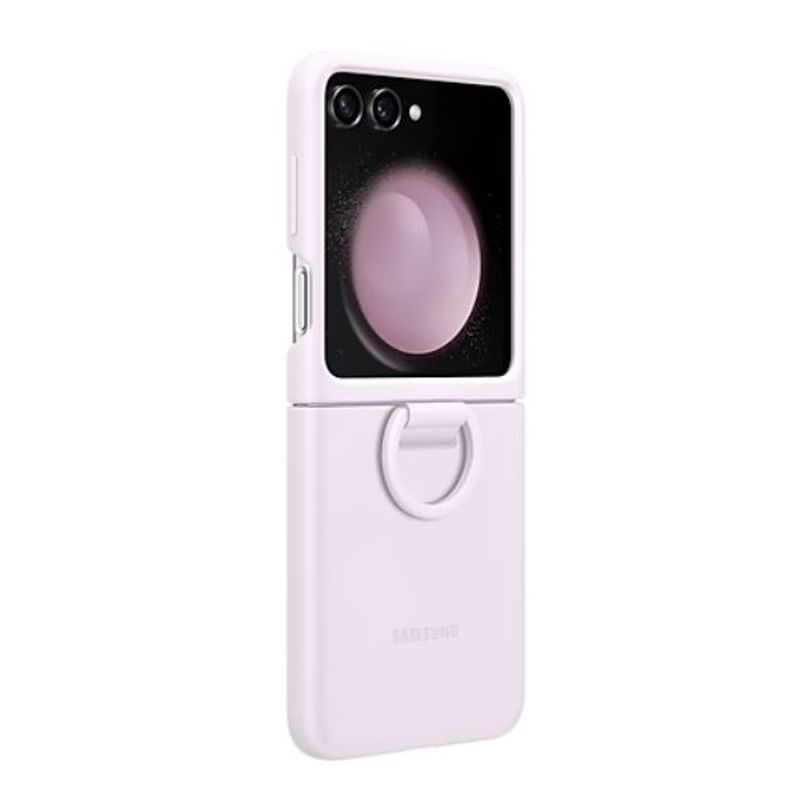 Samsung Galaxy Z Flip 5 Yüzüklü Silikon Kılıf - LAVANTA EF-PF731TVEGWW Samsung Galaxy Z Flip 5 Yüzüklü Silikon Kılıf - LAVANTA EF-PF731TVEGWW