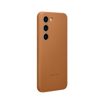 Samsung Galaxy S23 Deri Koruma Kılıfı - Kahverengi - EF-VS911LAEGWW