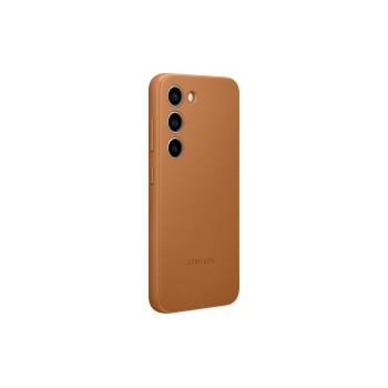 Samsung Galaxy S23 Deri Koruma Kılıfı - Kahverengi - EF-VS911LAEGWW