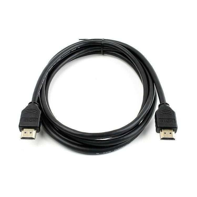 Universal İki Ucu HDMI Siyah Kablo 3 Metre