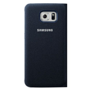 Samsung Galaxy S6 S-View Cover Deri Lacivert EF-CG920PBEGWW
