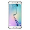 Samsung Galaxy S6 Edge Koruma Kılıfı Şeffaf Gümüş EF-QG925BSEGWW