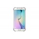 Samsung Galaxy S6 Edge Koruma Kılıfı Şeffaf Gümüş EF-QG925BSEGWW