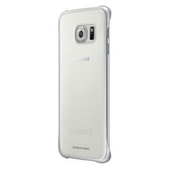 Samsung Galaxy S6 Edge Koruma Kılıfı Şeffaf Gümüş EF-QG925BSEGWW