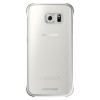 Samsung Galaxy S6 Edge Koruma Kılıfı Şeffaf Gümüş EF-QG925BSEGWW