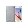 Samsung Galaxy S6 Kartlıklı Kılıf Tekstil Gri EF-WG920BSEGWW