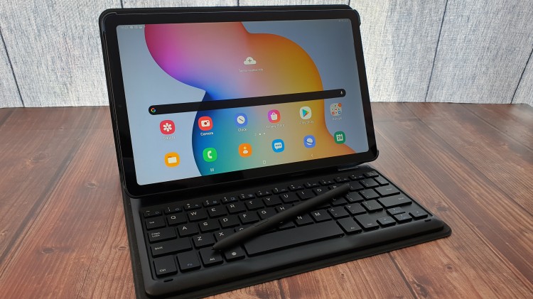 Samsung TAB S6 Lite Klavyeli Kılıf (TARGUS) Türkçe Q Klavye Siyah GP-FBP615TGABT