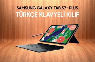 Samsung Galaxy TAB S7+ Plus Türkçe Klavyeli Kılıf EF-DT970BBEGTR