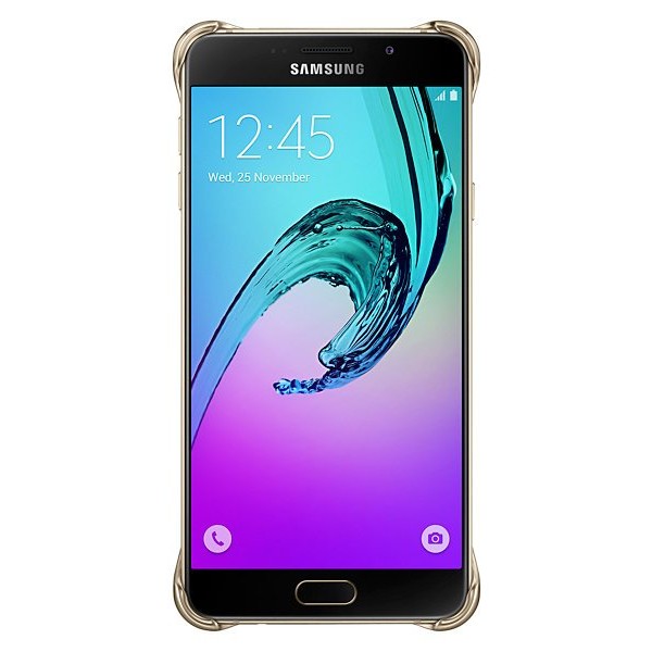 Samsung A7 2016 A710 Clear Cover Altın Kılıf EF-QA710CFEGWW Samsung A7 2016 A710 Clear Cover Altın Kılıf EF-QA710CFEGWW