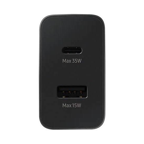 Samsung 35W Çift Çıkışlı Hızlı Şarj Siyah EP-TA220NBEGWW Samsung 35W Çift Çıkışlı Hızlı Şarj Siyah EP-TA220NBEGWW