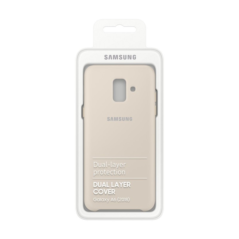 Samsung A6 2018 Çift Katmanlı Arka Kapak Altın EF-PA600CFEGWW Samsung A6 2018 Çift Katmanlı Arka Kapak Altın EF-PA600CFEGWW
