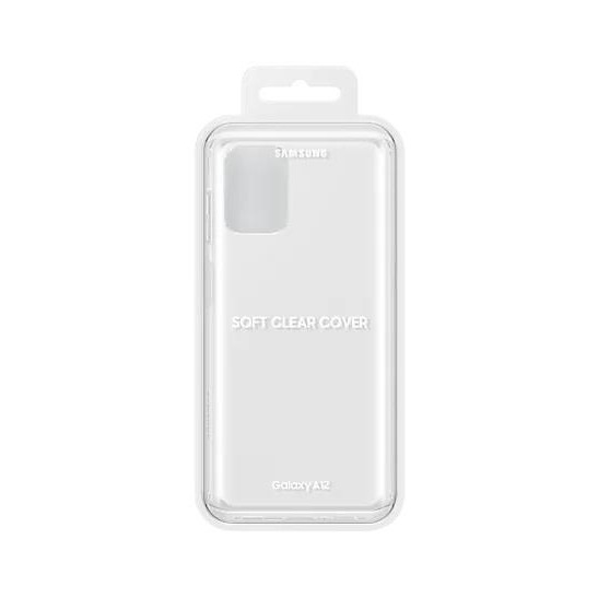 Samsung Galaxy A12 Soft Clear Kılıf - Şeffaf EF-QA125TTEGWW