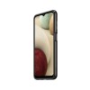 Samsung Galaxy A12 Soft Clear Kılıf - Siyah EF-QA125TBEGWW