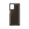 Samsung Galaxy A12 Soft Clear Kılıf - Siyah EF-QA125TBEGWW